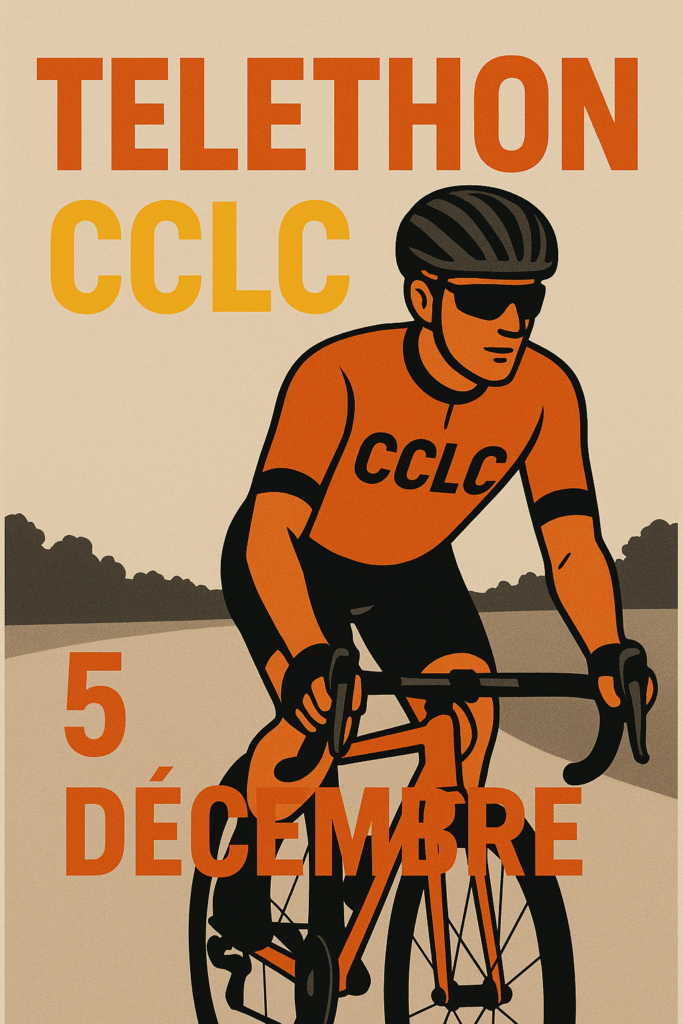 🚴 Le CCLC participe au Téléthon 2025 ! 🧡🖤