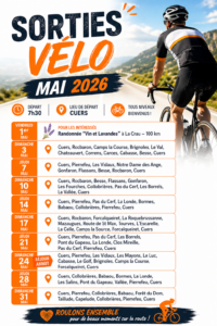 Lire la suite à propos de l’article 🚴‍♂️ Parcours – Mai 2026